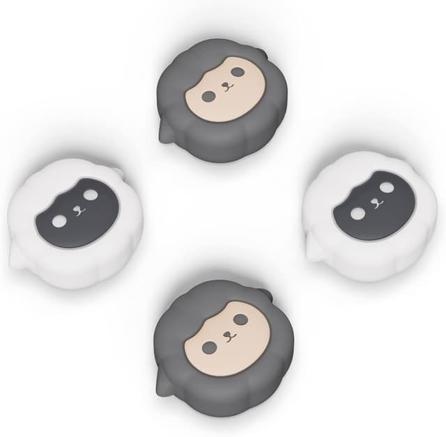 Detalle de playvital Little Sheep Thumb Grips for Nintendo Switch Joy‑Cons, Switch Lite & OLED