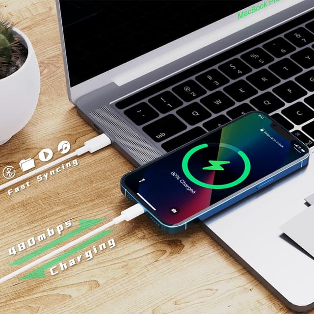 Thumbnail 5 de JJCALL USB‑C to Lightning cable 3ft pack (2)