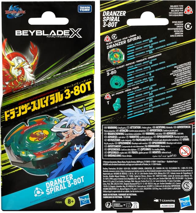 Detalle de Beyblade BBX EU Dranzer 🌀 Juego de Batalla