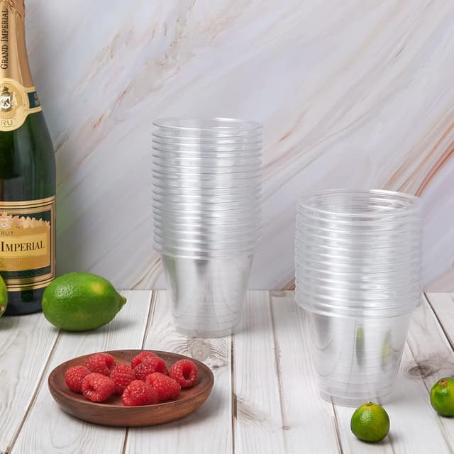 Thumbnail 5 de Turbo Bee 9 oz Clear Plastic Cups 600-Pack 🥤