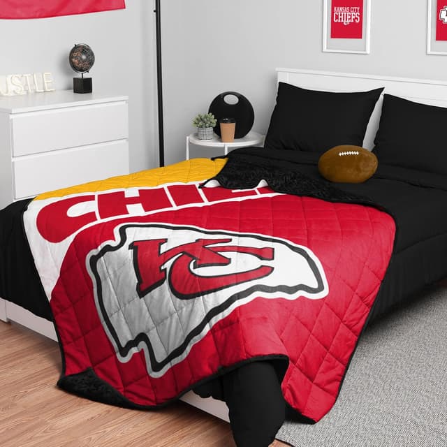 Thumbnail 6 de FOCO NFL Team Color Wordmark Weighted Blanket 60" x 80