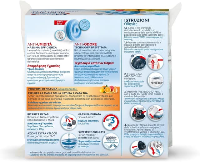 Thumbnail 1 de Ariasana Aero 360° Ricarica TAB Agrumi 450g