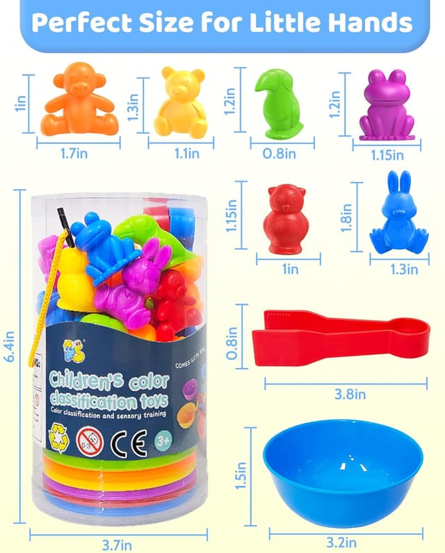 Thumbnail 5 de Oomloid Counting Animals Montessori Toy for Ages 3-5