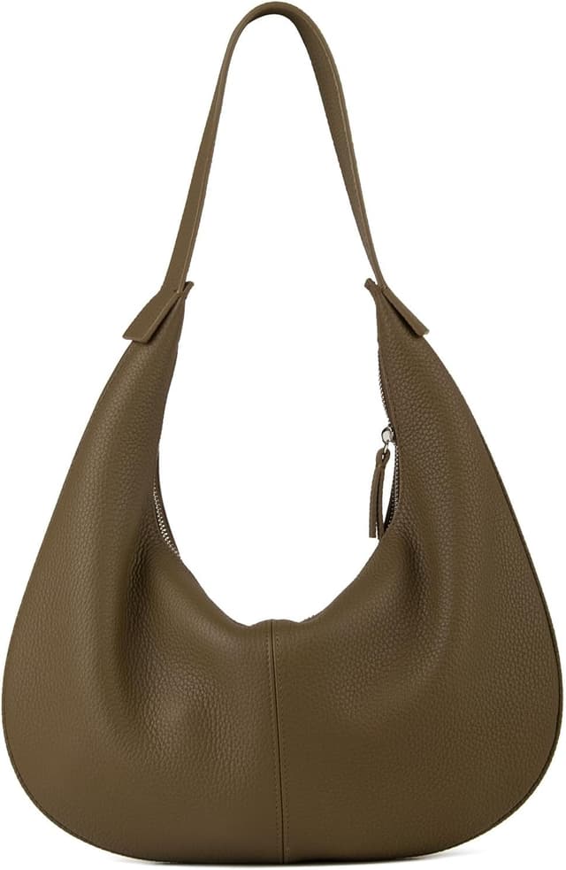 Thumbnail 6 de DONNAIN crescent leather hobo bag