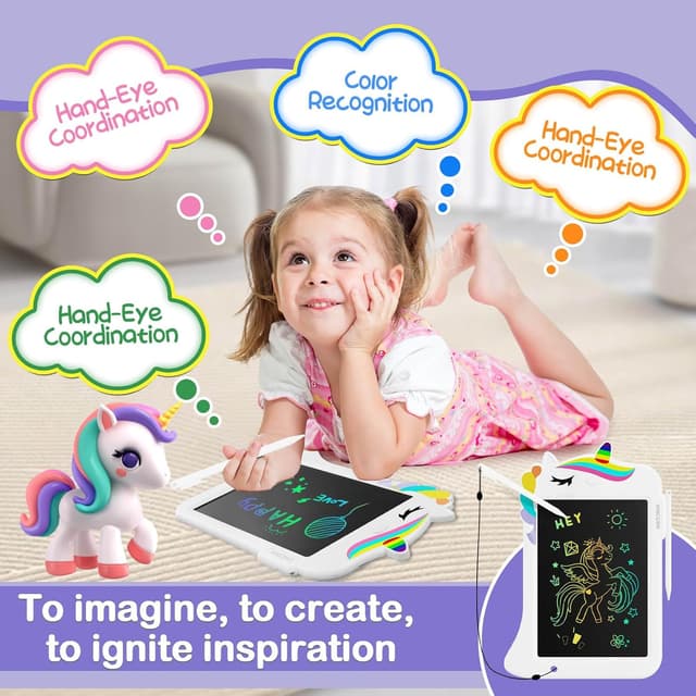 Detalle 2 de Genialba 8.8-inch Unicorn LCD Drawing Tablet for Kids ๐