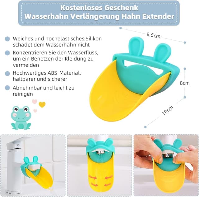 Detalle de Onasti Tritthocker für Kinder – dreistufiger höhenverstellbarer Tritt-Schemel mit Handlauf, Anti-Rutsch (ca. 1,5 bis 6 Jahre, grau)