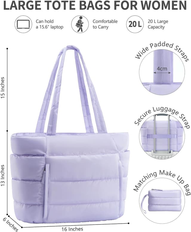 Detalle de Bagstellar Puffer Tote Bag 20L