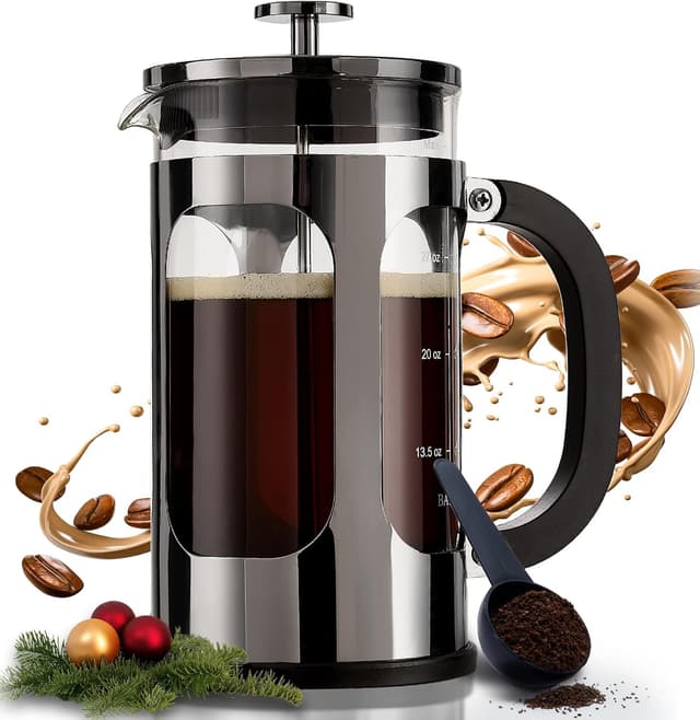 Imagen de BAYKA French Press 34 oz Travel Coffee Maker en OfertitasTOP