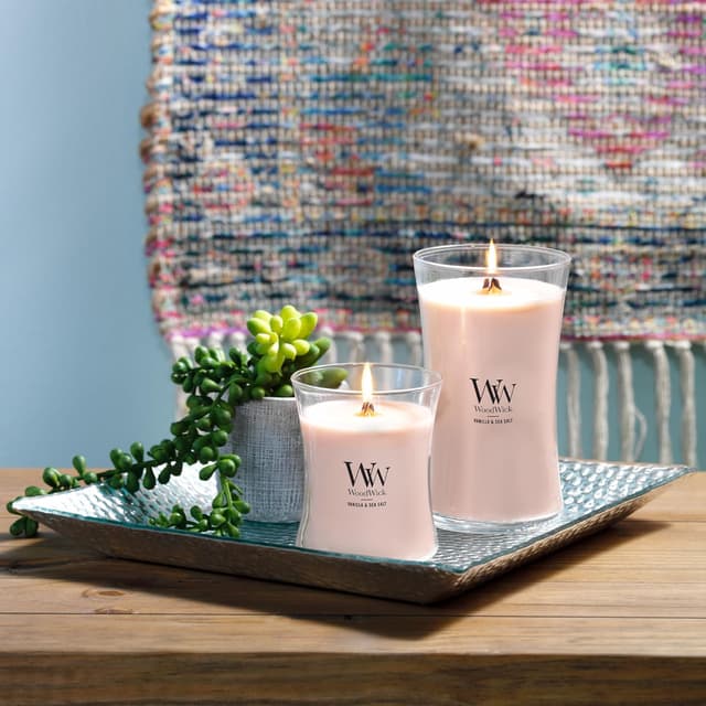 Thumbnail 4 de WoodWick Large Hourglass Candle Vanilla Sea Salt
