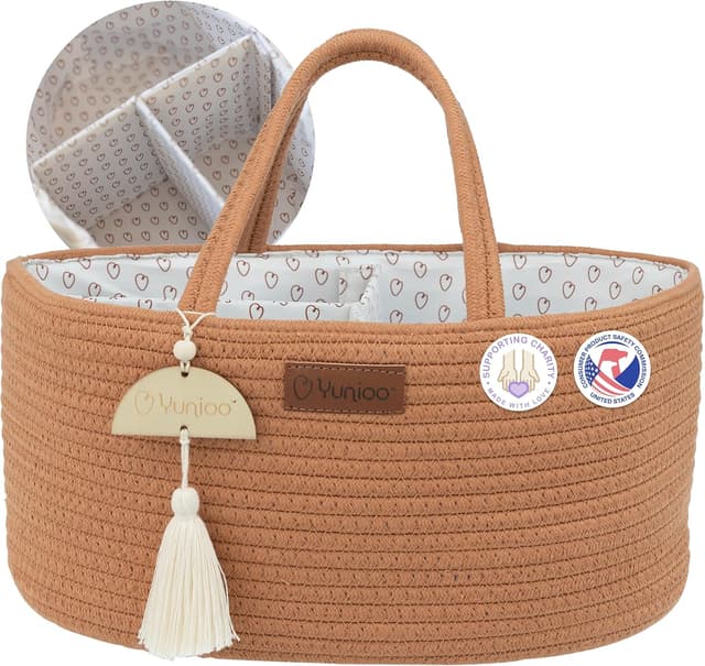 Detalle de Yunioo Wickeltisch Organizer Wickeltasche