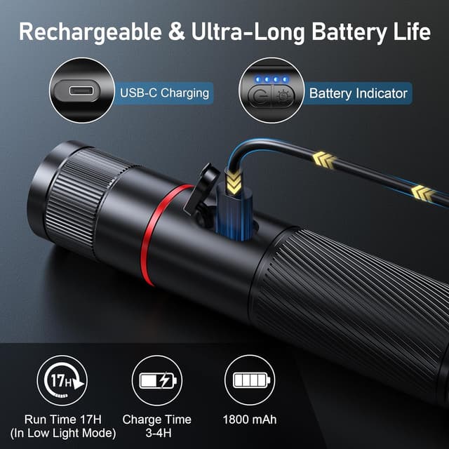 Thumbnail 6 de Laitver Taschenlampe 2-in-1 395 nm mit Akku