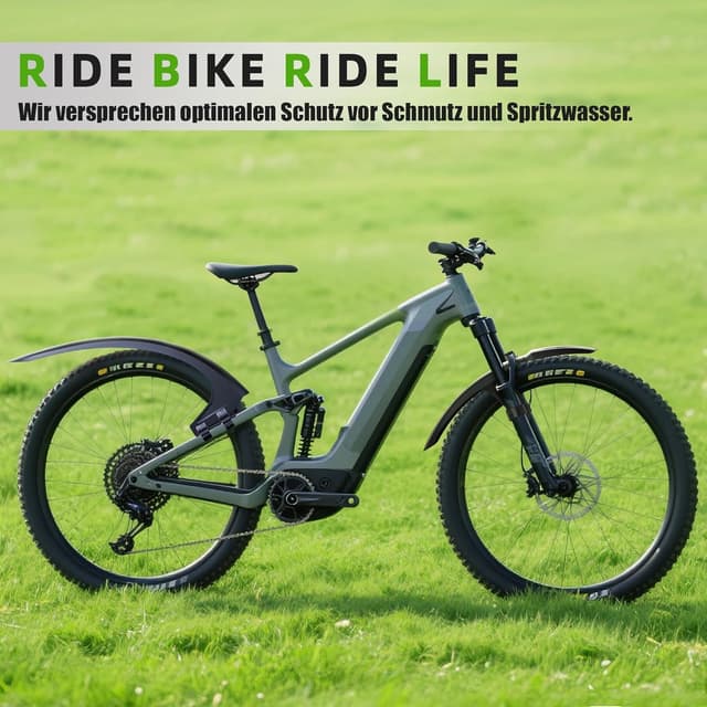 Thumbnail 6 de RBRL Fahrrad-Schutzblech-Set vorne & hinten für MTB-Reifen (27,5/29 Zoll, bis 3,0")