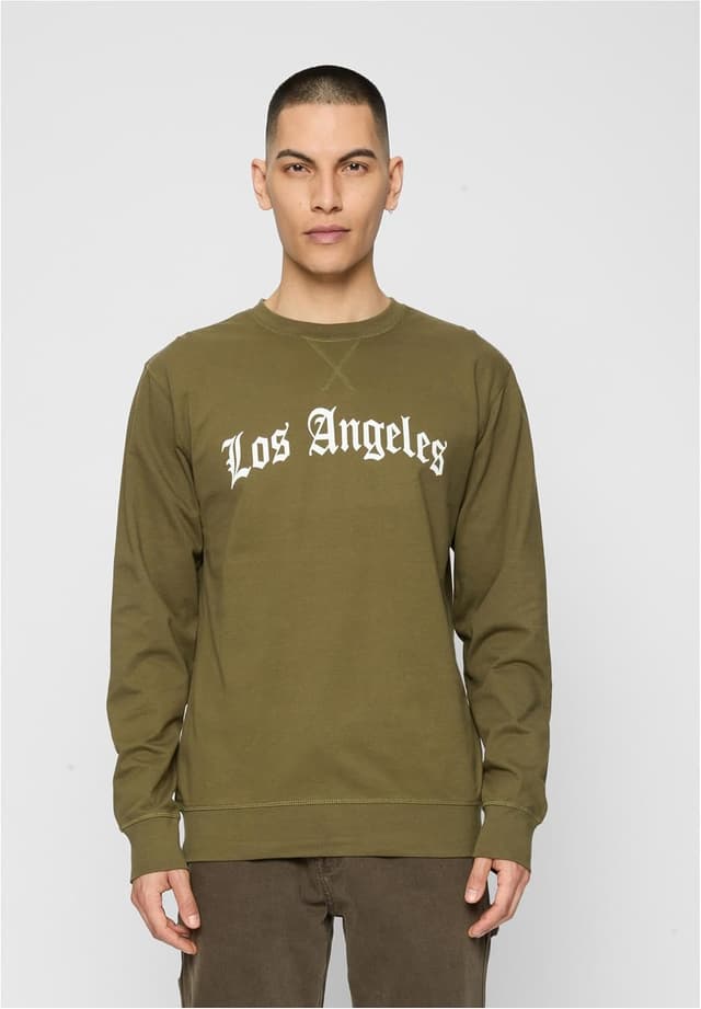 Detalle de Mister Tee Los Angeles Wording Crewneck Sweatshirt XS