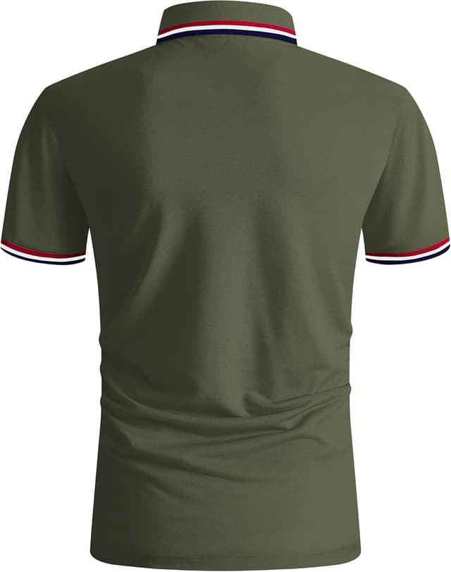 Detalle de SwissWell Herren Poloshirt für Golf Sommer