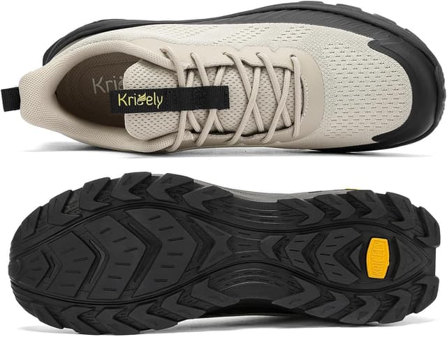 Detalle de Kricely Traillaufschuhe für Herren – Mesh-Sneaker für Straße, Wald und Offroad