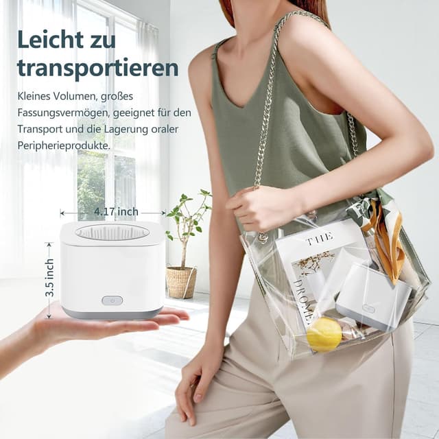 Thumbnail 6 de 43KHZ Ultraschallreiniger 30W, tragbar