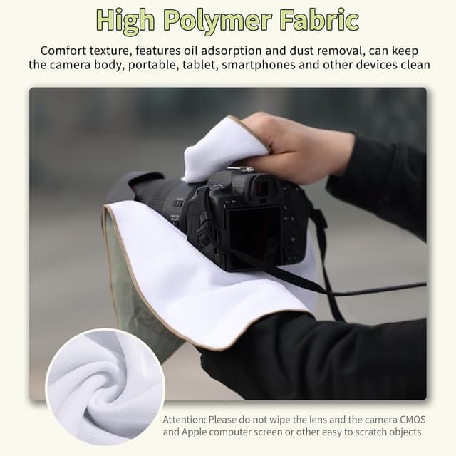 Detalle de ULANZI Einschlagtuch Kamera (35 x 35 cm) als Schutz-Wrap für Body und Objektiv