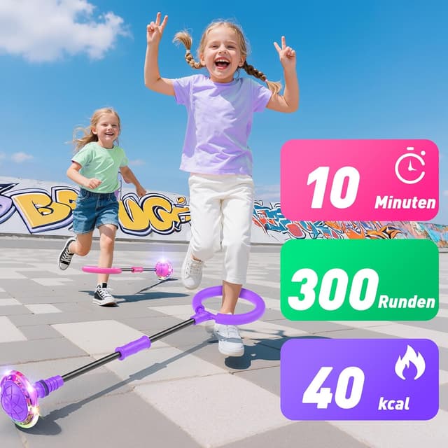 Thumbnail 1 de Jofuni Springring Fußkreisel mit Zähler 🪀