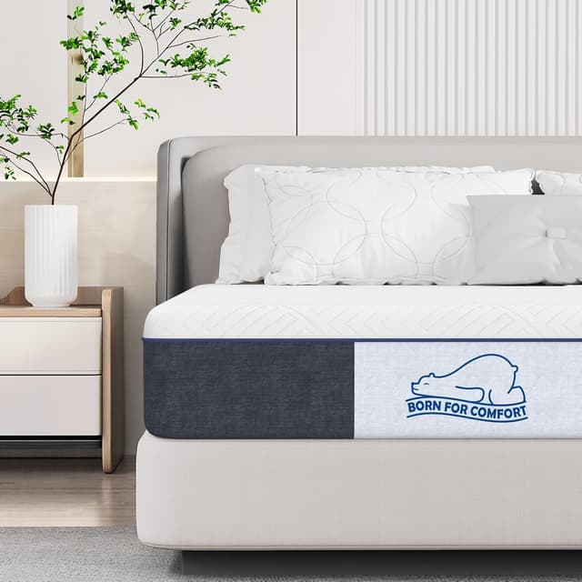 Detalle de wowttrelax King 5ft 8 memory foam mattress