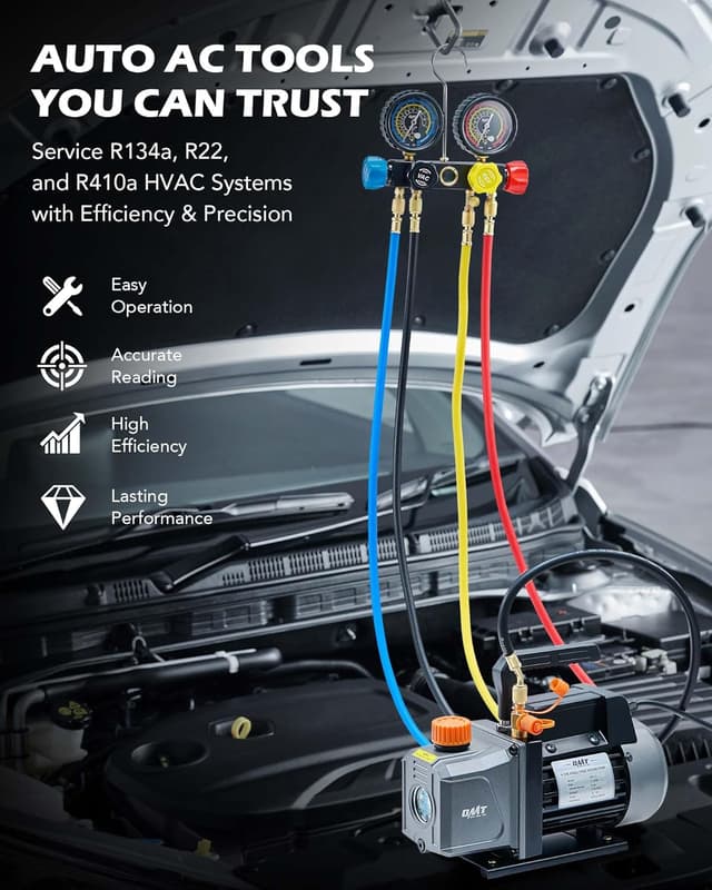 Thumbnail 1 de Orion Motor Tech 1/3 hp 4 cfm AC vacuum pump kit