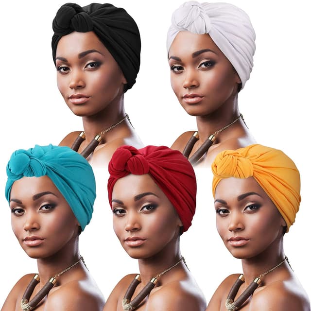 Detalle de DRESHOW Turban Africain 5 pièces