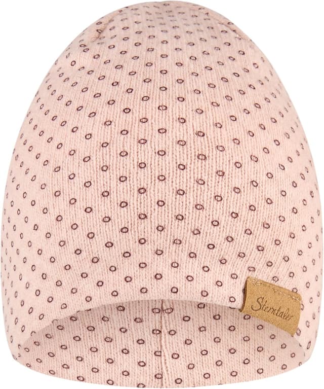 Detalle 2 de Sterntaler Mädchen Kreise Beanie-Mütze (zartrosa, Größe 51) – Baumwoll-Mischgewebe für Übergangstage