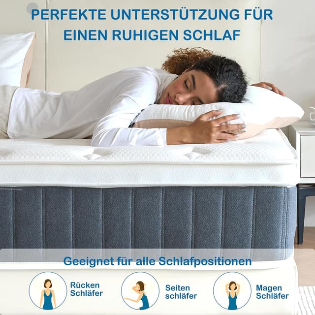 Thumbnail 4 de Bednew Matratze 120 x 200 cm Federkern