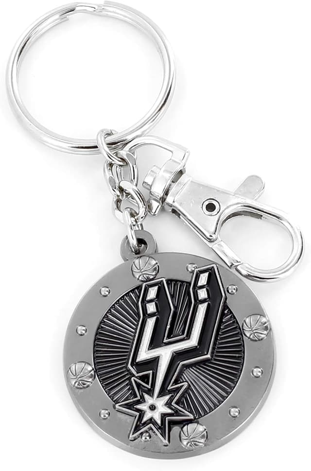 Detalle 2 de NBA Impact Keychain (Colorful, Durable Metal Keychain With Carabiner Clip)