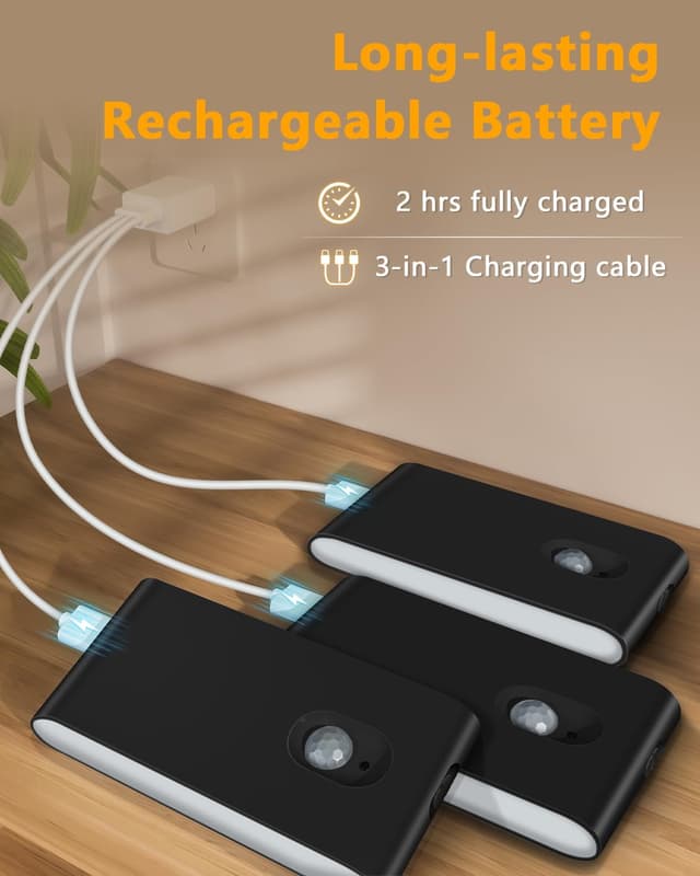 Detalle 1 de WILLED RGB & Warmweiß Nachtlicht 500mAh