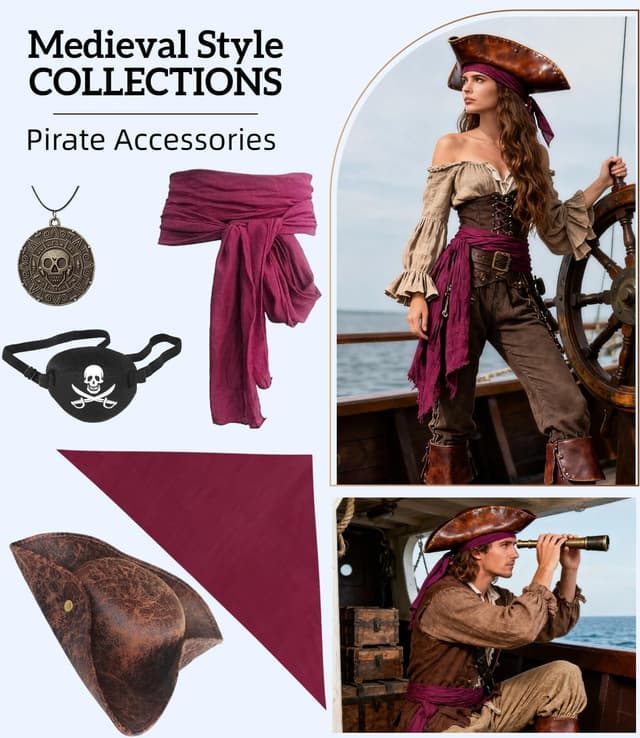 Thumbnail 6 de kasahara Ensemble Accessoires Pirate complet