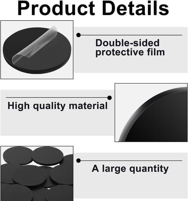 Detalle de Aolso basi rotonde in plastica 50 mm (confezione da 20 pezzi) per miniature, modellismo e scenari di guerra