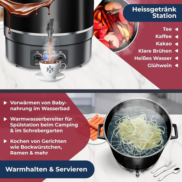 Thumbnail 6 de KESSER Einkochautomat 27 Liter Glühweinkocher