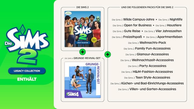 Thumbnail 1 de Die Sims 2 Legacy Collection – PC-Download