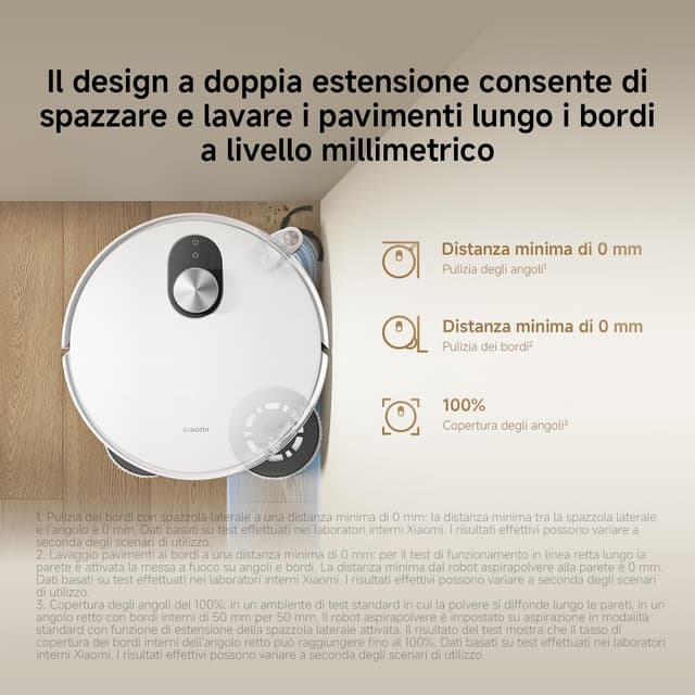 Detalle 2 de Xiaomi Robot Vacuum 5 – aspirapolvere robot con aspirazione da 20.000Pa, navigazione laser dToF e corpo ultra-sottile