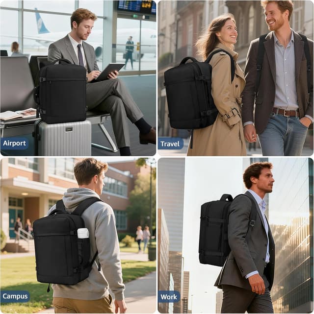 Thumbnail 5 de ETRONIK Ryanair Cabin Bag 40x30x20 25L Black