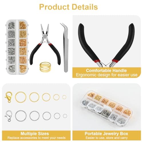 Thumbnail 2 de GlasFlength 1443 piezas anillas abiertas 4–12 mm