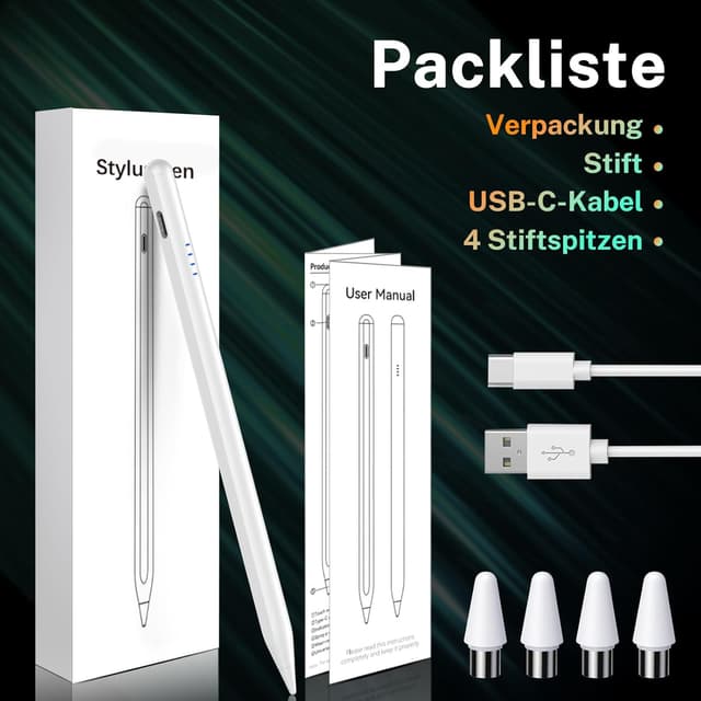 Thumbnail 6 de Tablet Pen Digital Stylus for Touch Screens (Magnetic Rechargeable) for iPhone & Android