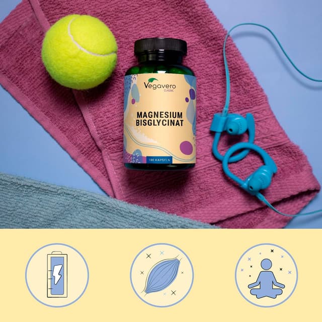 Detalle 2 de Vegavero Magnesium Bisglycinat 400 mg Kapseln 💊