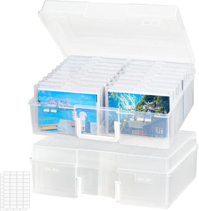 Detalle de Lifewit Fotoaufbewahrungsbox 18 Fächer