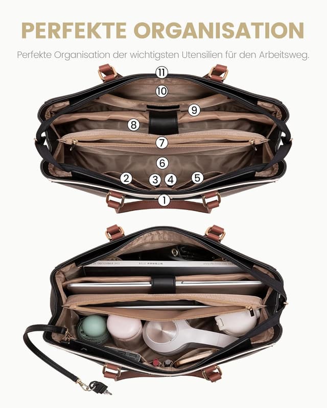 Thumbnail 2 de LOVEVOOK Große Laptoptasche 17 Zoll