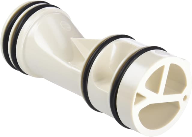 Detalle de GROHE Water Flow Chrome 47751000 soap or water dispenser with black rubber bands