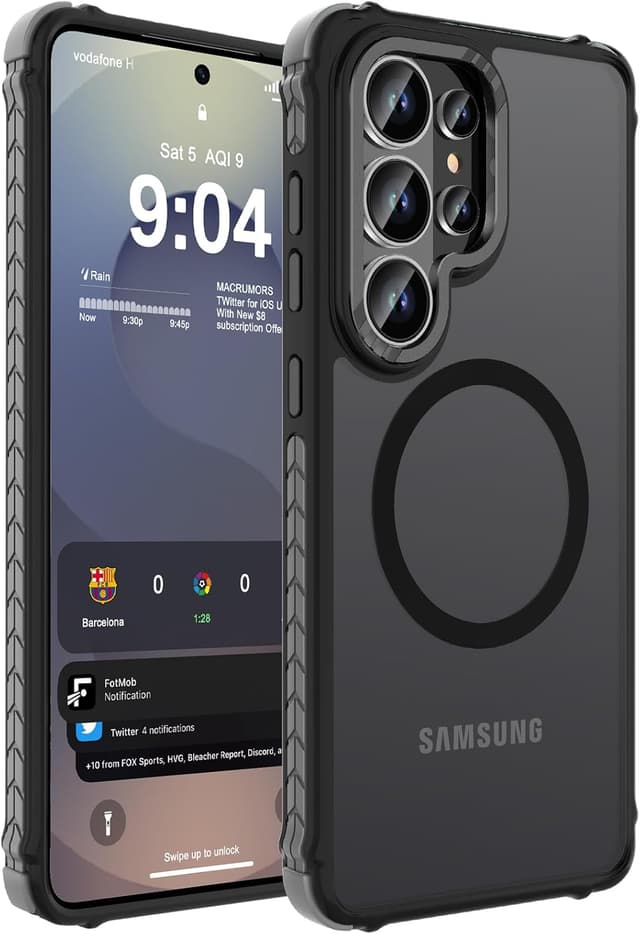 Detalle de DEERLAMN Strong Magnetic Case for Galaxy S26 Ultra