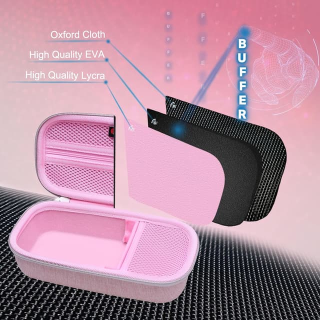 Detalle de XANAD hard case for Sony cameras (a6400/a6700/a6000/a6100, ZV-E10/ZV-1/ZV-1F/ZV-E10 II, RX100 VII) in Pink