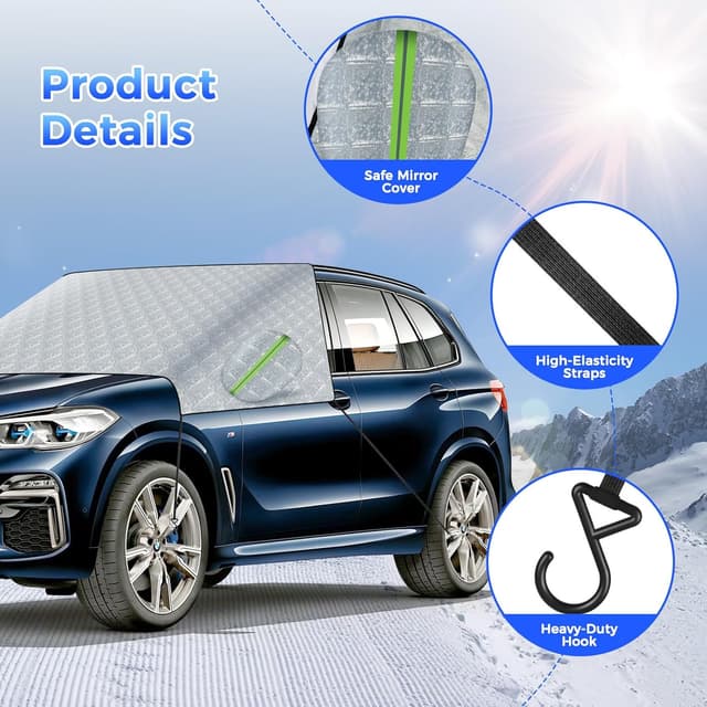 Thumbnail 4 de Ruibinlee Windschutzscheibenabdeckung 248×148 cm