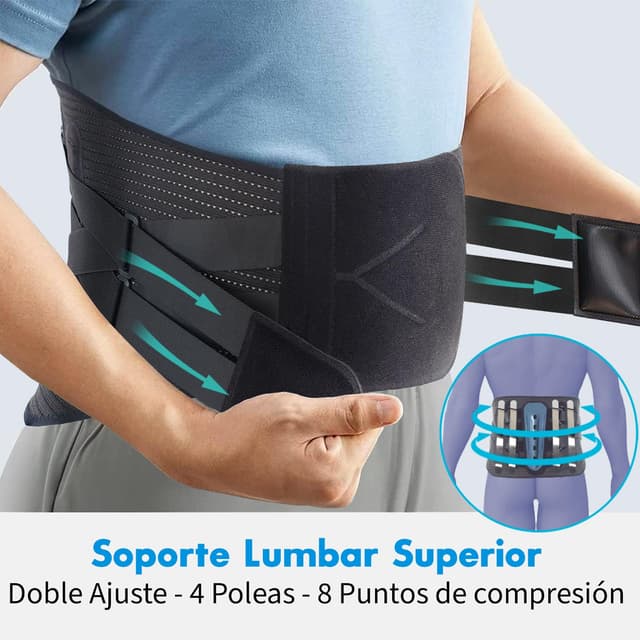 Thumbnail 6 de mezzuno Faja Lumbar XL 8 puntos Compresión