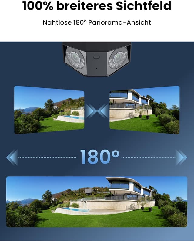 Detalle de Reolink Duo 3 WiFi 16 MP WLAN-Kamera