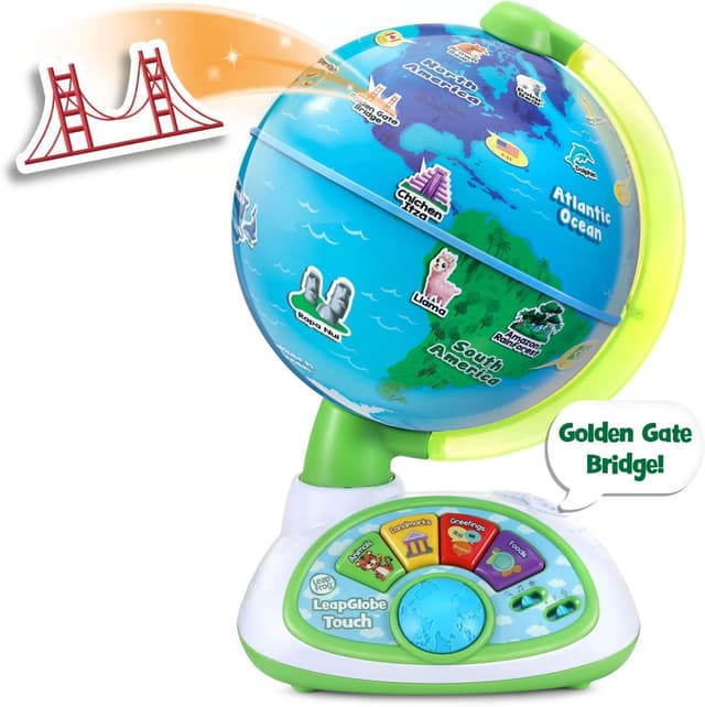 Detalle 2 de LeapFrog LeapGlobe Interactive Light-Up Globe 🌍