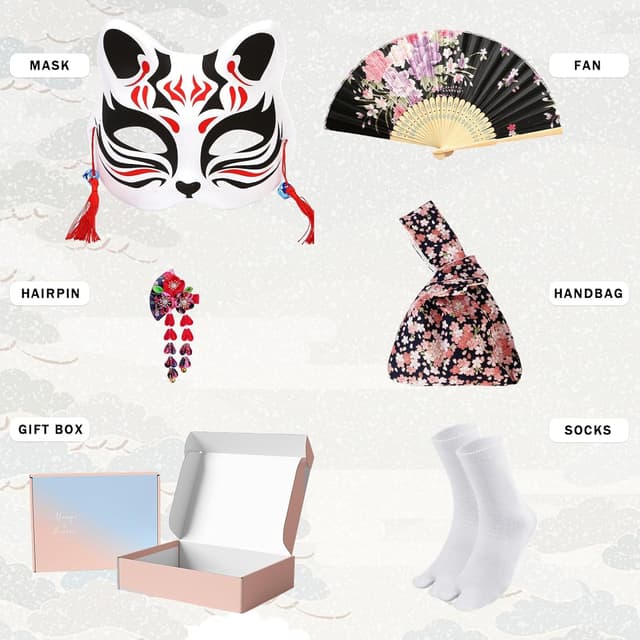 Thumbnail 2 de Conjunto Yukata Kimono Mujer 115 cm