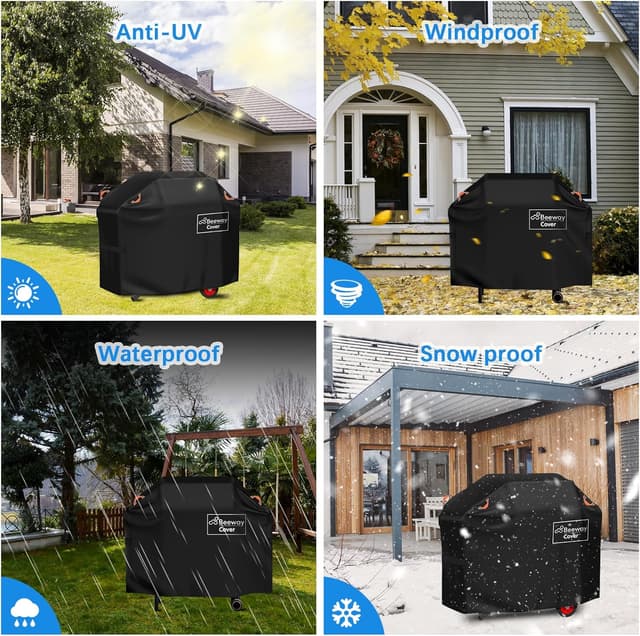 Thumbnail 6 de BEEWAY Barbecue Cover 145 x 61 x 120cm