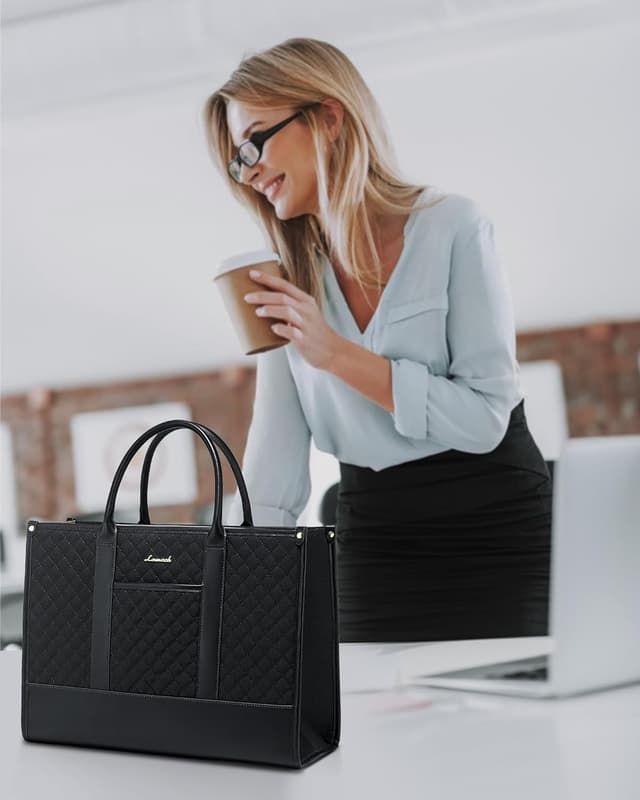 Detalle 2 de LOVEVOOK Handbags 15.6-inch Laptop Tote Bag 💼